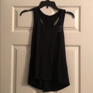 First Phorm Tie Back Black Tank